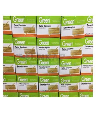 Green Tahta Karıştırıcı 750 Adet